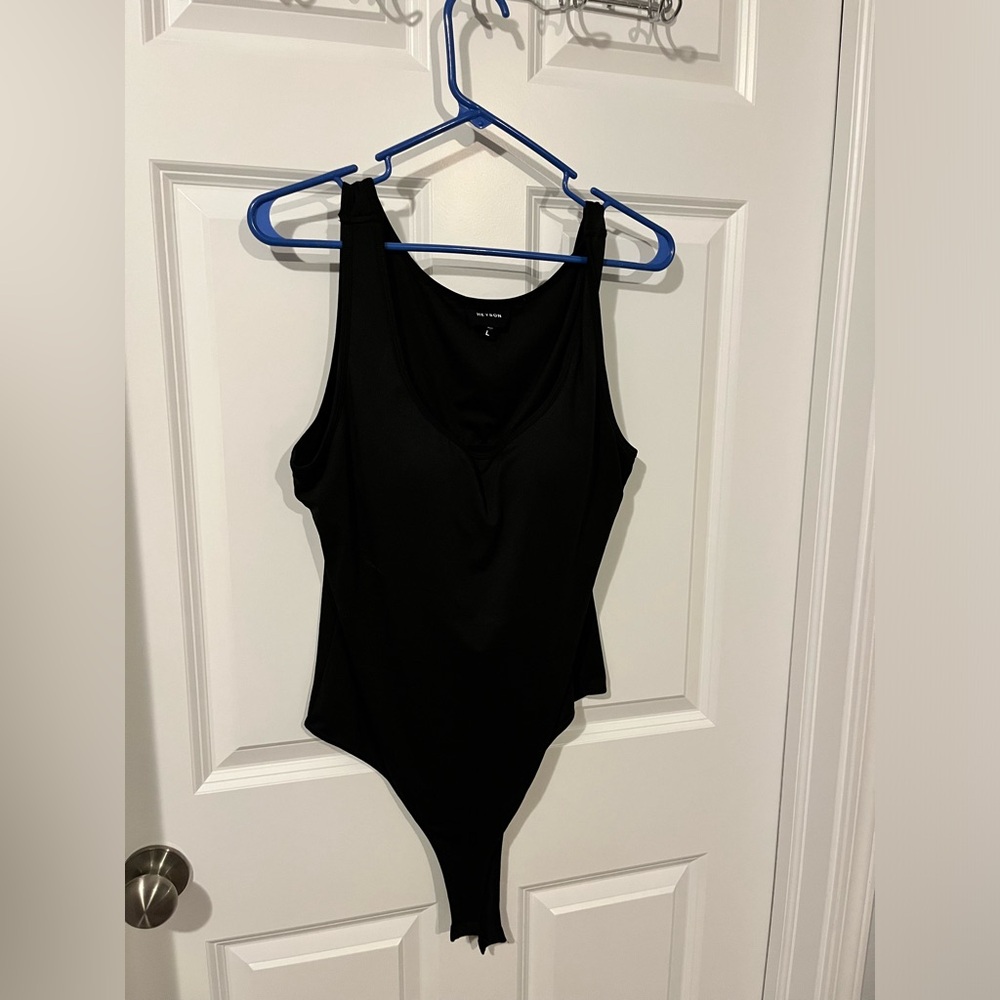 Black Bodysuit with Built in Bra